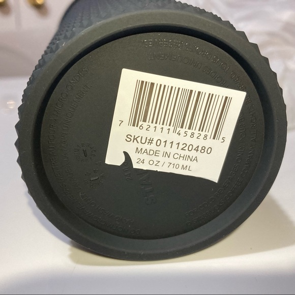 Starbucks Matte Black Studded texture Tumbler - Picture 9 of 10